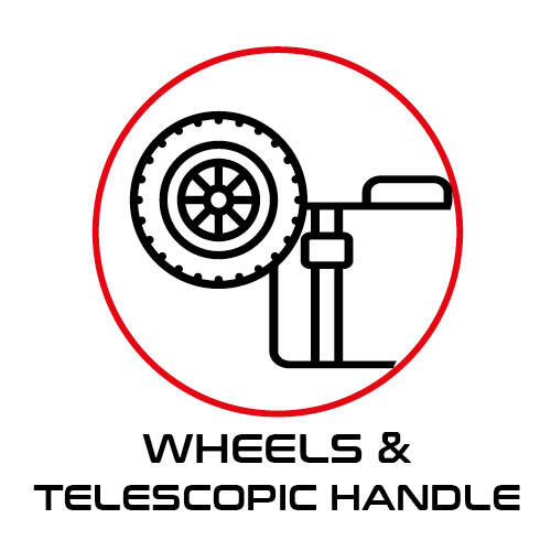 WHEELS TELESCOPIC HANDLE ICON 9120