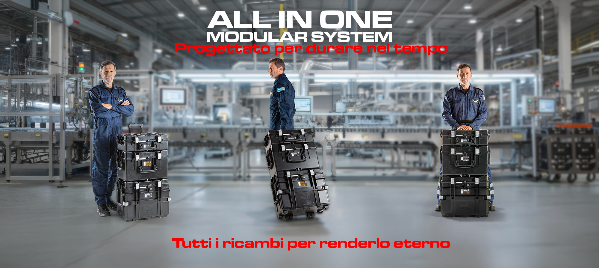 All in One Modular System - sistema modulare portautensili GT Line